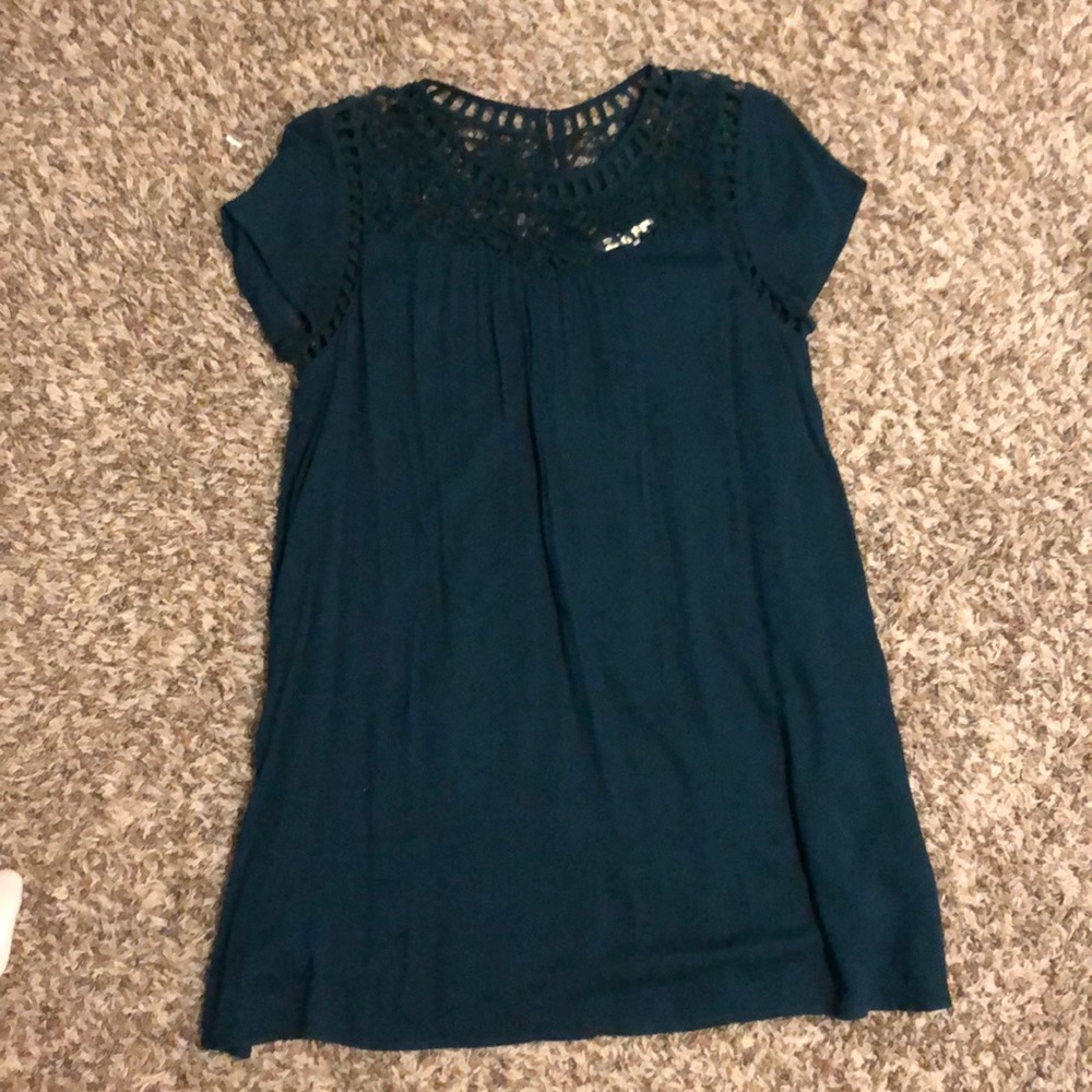 Emerald green dress